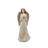 Vánoční dekorace Anděl s holubicí, stříbrná