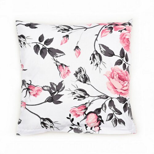 Bellatex Kissenbezug Rose Hagebutte, 40 x 40 cm