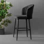 Sada barových židlí Rubi Black and Black, 2 ks