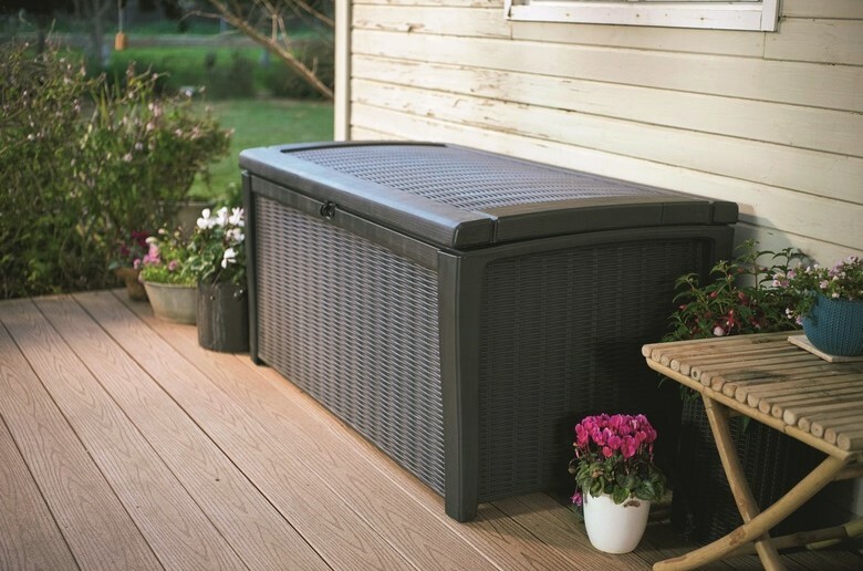 Záhradný úložný box Keter BORNEO 416 l, antracitový