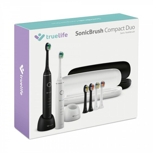 TrueLife SonicBrush Compact Duo szonikus fogkefe készlet, 2 db