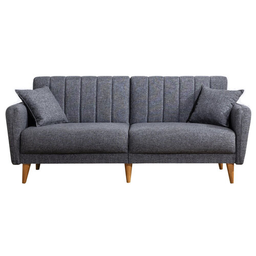 Ausziehbare Couch Aqua Dark Grey