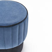 Taburet Rose Puf Blue