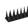 4-delni set proti pticam, plastika, črna, 44,5 x3,7 cm