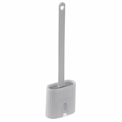 AQUALINE TF010 WC silikonska krtača za steno/zapostavitev, bela