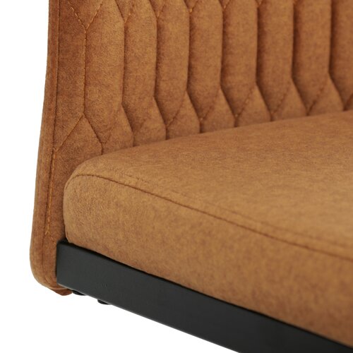 Scaun de sufragerie DCL-X7018 YEL2, galben