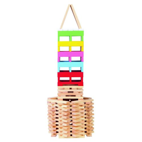 Bino Holzbauset Stadt, 150 Teile