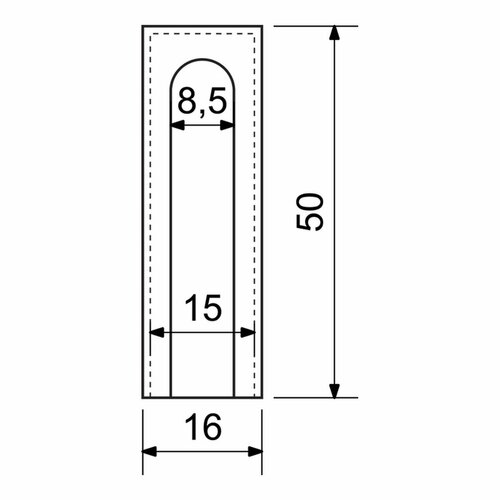 Krytka pantu RK.COVER.16.50.N