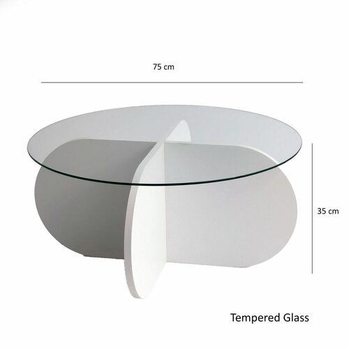 Couchtisch Bubble White
