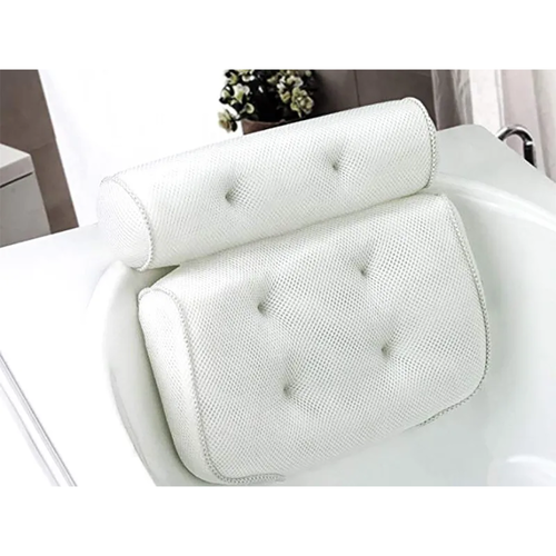 Cushion for bathtub with suction cups