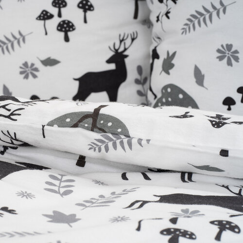 Lenjerie de pat din flanel 4Home Autumn Forest, 140 x 200 cm, 70 x 90 cm
