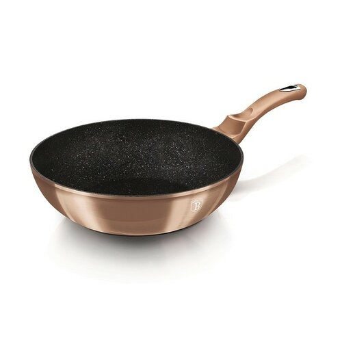 Berlinger Haus Wok panev Rosegold Metallic Line,30 cm