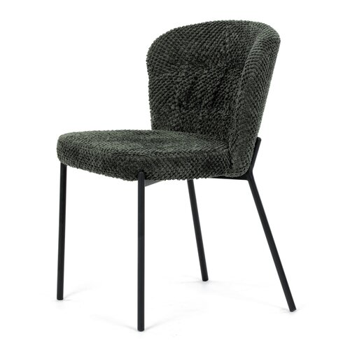 Set de scaune de sufragerie Bouclé CT-W1077 GRN2,4 buc