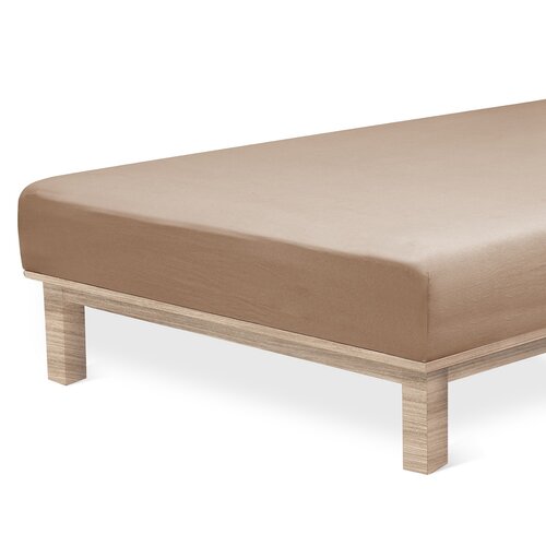 4Home jersey sheet Luxury walnut , 180 x 200 cm