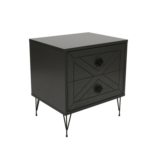 Luna Anthracite éjjeliszekrény