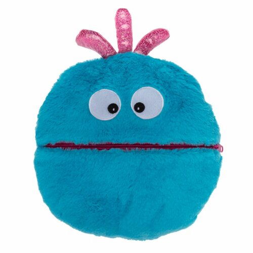 Plüsch-Kissen Zippy Friends, Blau, 30 x 9 cm