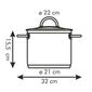 Tescoma VISION hrniec s pokrievkou 5,5 l