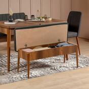 Ławka Vina Anthracite and Walnut
