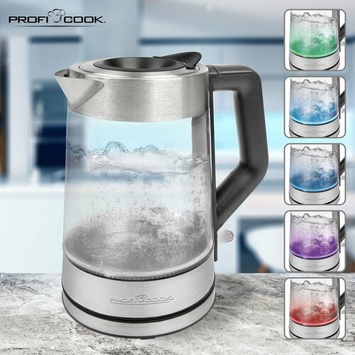 ProfiCook WKS 1190 G elektromos vízforraló, 1,7 l