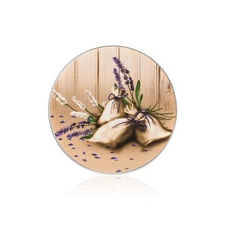 Cutie metalică rotundă Banquet Lavender