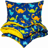 Lenjerie de pat copii, din bumbac, 4Home Dino