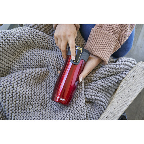Contigo Termo fľaša West Loop 470 ml Red