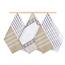 Bellatex Geschirrtuch Streifen Beige, Braun, Weiß, 50 x 70 cm, Set 3 St.