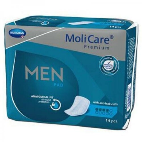 MoliCare Men Pánske inkontinenčné vložky 4 kvapky, 2 balení