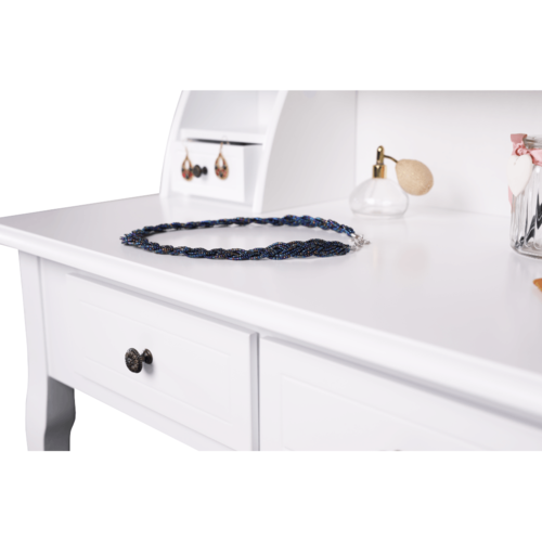 Măsuță decorativă cu scaun RODES NEW, albă