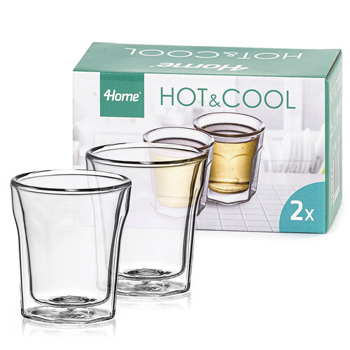 4Home Szklanka termiczna UNI Hot&Cool 80 ml, 2 szt.
