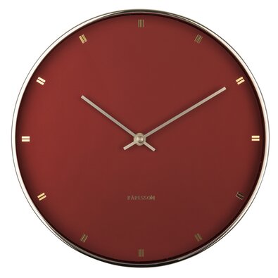 Karlsson KA5776BR Dizajnové nástenné hodiny, 27 cm