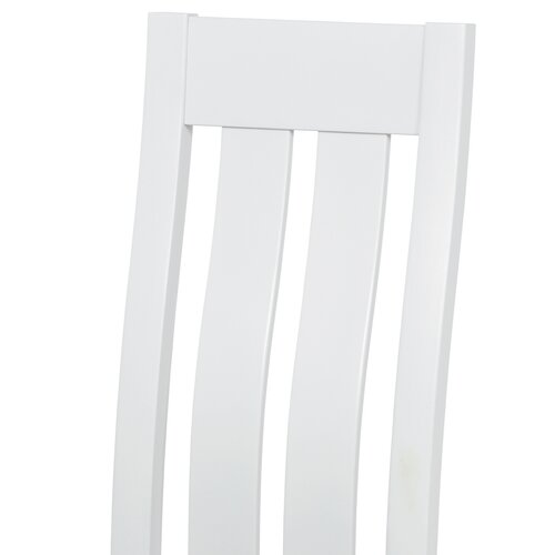 Scaun de masă din lemn masiv BC-2602 WT, alb