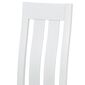 Scaun de masă din lemn masiv BC-2602 WT, alb