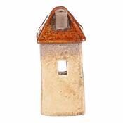 Svietnik na čajovú sviečku Domček, 7 x 13 x 6 cm