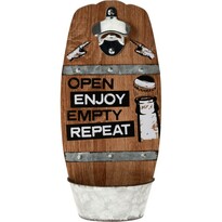 Nástenný otvárač na fľaše Open Enjoy, 15 x 32 x 6,7 cm