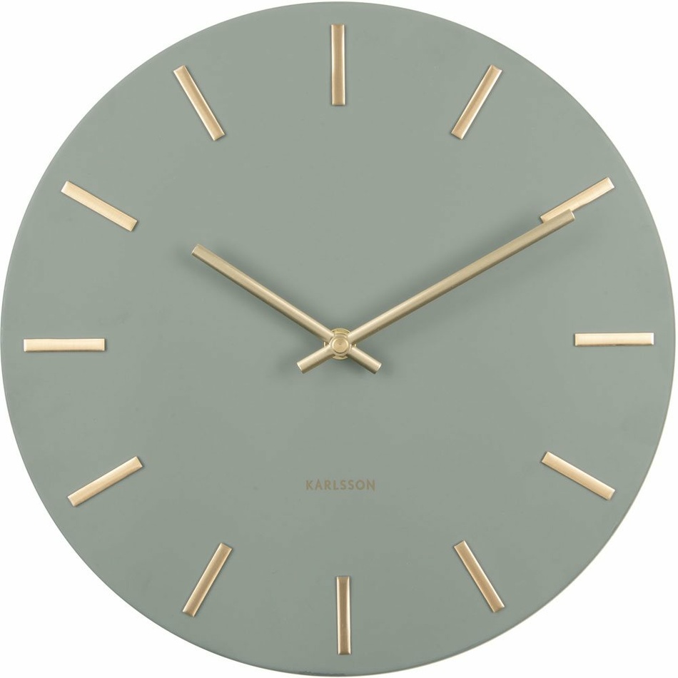 Karlsson 5821DG designové nástěnné hodiny, pr. 30 cm