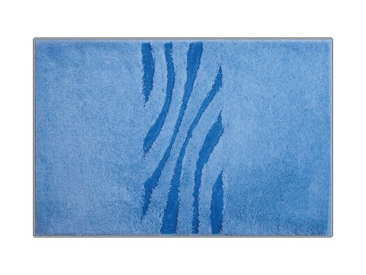 Kúpeľňová predložka Grund THUNI modrá, 60 x 90 cm
