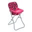 PlayTo Jídelní židlička pro panenky Dorotka, růžová