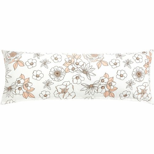 Bellatex Poszewka na poduszkę relaksacyjną Kwiat łososiowy, 45 x 120 cm