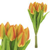 Buchet artificial Lalea 7 flori, galben , 15 x 15x 35 cm