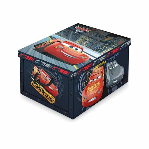Domopak Living Úložný box s rukoväťou Disney Cars, 39 x 50 x 24 cm