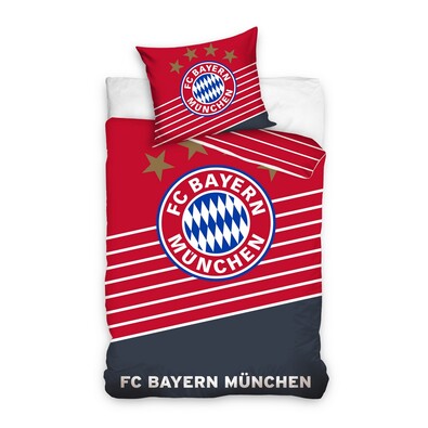 Fotbalové povlečení BMFC 02 Bayern, 160 x 200 cm, 70 x 80 cm