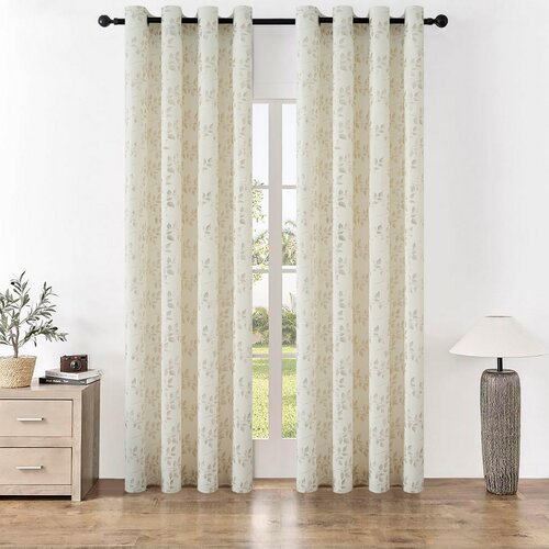 4Home Floral sőtétítő függöny, 150 x 250 cm