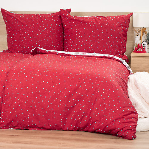 4Home Pamut ágynemű Christmas Elf , 140 x 200 cm, 70 x 90 cm