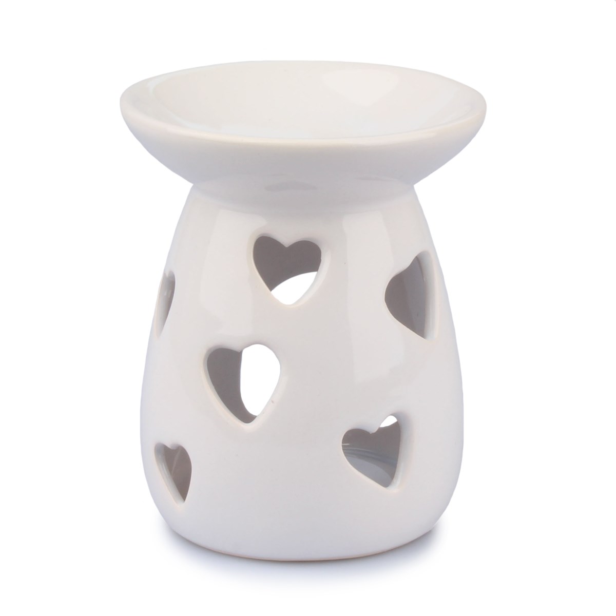 Keramická aromalampa Srdce, 12 cm