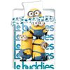 Lenjerie de pat pentru copii Despicable me Minioni, Le buddies, 140 x 200 cm, 70 x 90 cm