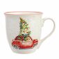 Cană din porțelan Altom Christmas car, 630 ml, roșu