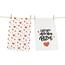 Butter Kings Kuhinjska krpa Love you more, 50 x 70cm, set 2 kos