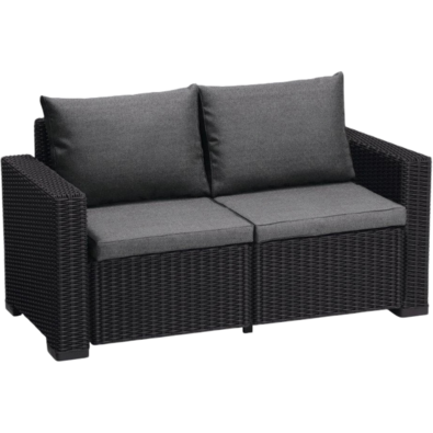 Keter Gartensofa California 141 x 68 x 72 cm, graphit