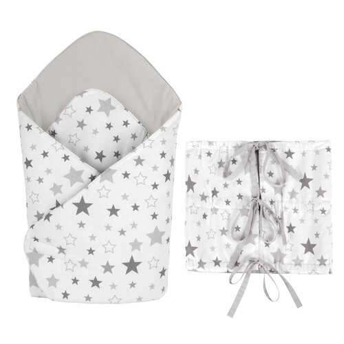 Bellatex Înveliș pentru copii Stele gri , 75 x 75cm